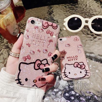 Kawaii Hello Kitty Blink Blink Phone Case..
