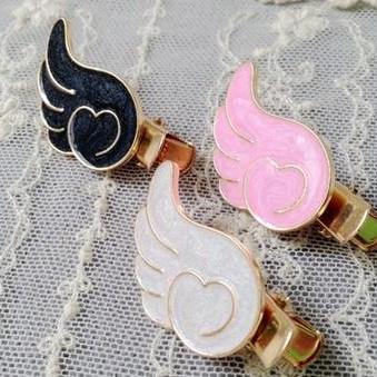 3 Colors Kawaii Angel Wing Hairpin Lk15052503