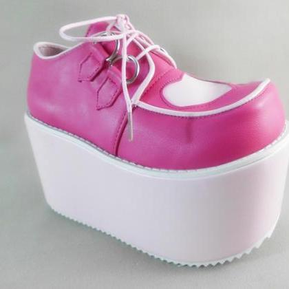 Custom Colors Lolita Kawaii Sweet Heart High-heel..