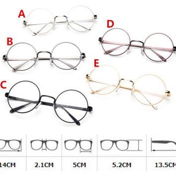 J-fashion 4 Colors Kawaii Simple Big Glasses..