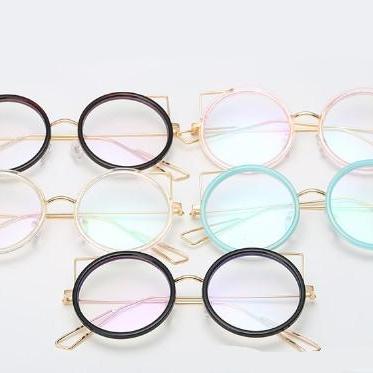 5 Colors Kawaii Simple Big Glasses Lk17020618
