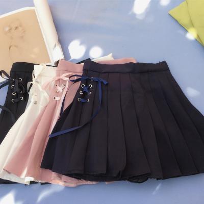 Free Shipping 5 Colors Kawaii Simple Uniform Skirt LK17020640