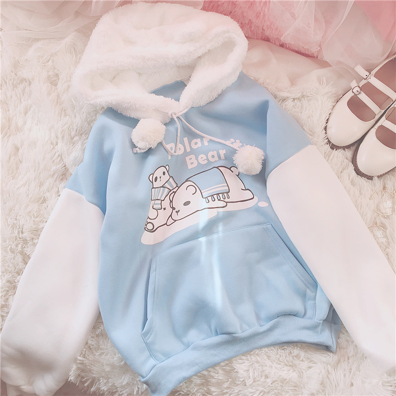 kawaii bear hoodie