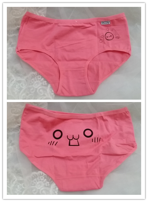 6 Colors Kawaii Emoji Panties Lk15071523